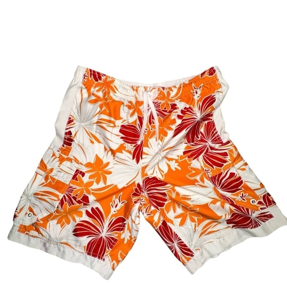 Mossimo Men’s Vintage Tropical Floral Cargo Board Shorts - Size S - Picture 1 of 10